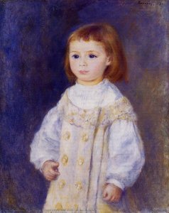 Child In A White Dress (also Known As Lucie Berard) — Pierre-auguste Renoir, Impressionism