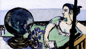 Woman Thinking By The Sea — Макс Бекманн