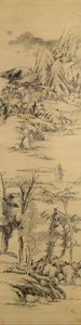 Landscape In The Style Of Wang Meng, (c. 1309-1385) — Bada Shanren