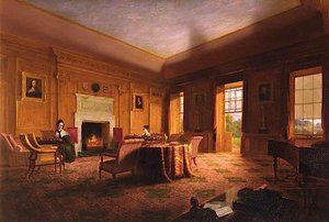 The Interior Of The Drawing Room At Haddo — Džejms Giles