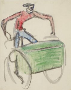 Man With Wheelbarrow — Henri Gaudier-brzeska