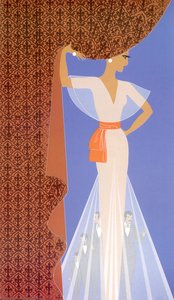 The Curtain — Erté