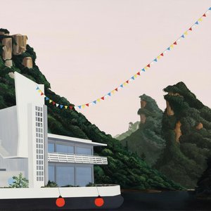 Monolithic Silence Amidst the Floating Colors of a Verdant Karst Horizon