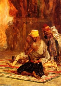 Prayer In A Mosque — Charles Bargue