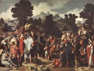 Christ Healing The Blind — Lucas Van Leyden