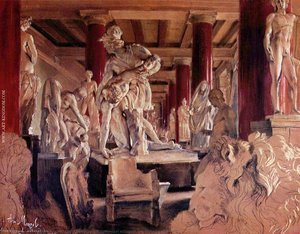 German Aufbewahrungssaal Während Des Museumsumbaus — Adolph Von Menzel, German Realism