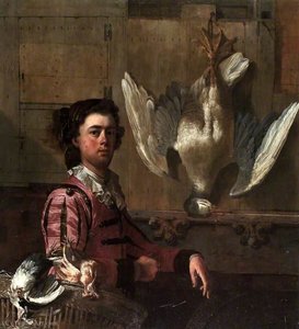 Portrait Of A Man With Dead Birds — Abraham Danielsz Hondius