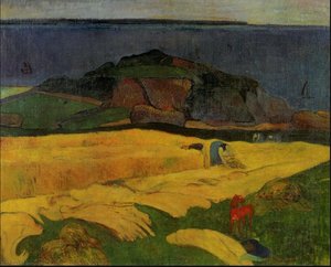 Seaside Harvest — Eugène Henri Paul Gauguin, Post-impressionism
