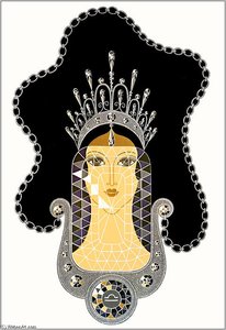 The Precious Stones, Diamond — Erté
