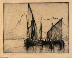 Venice Fishing Boats — Bertha Evelyn Jaques