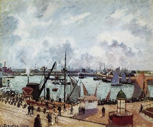 Outer Harbour Of Le Havre — Camille Pissarro, Impressionism
