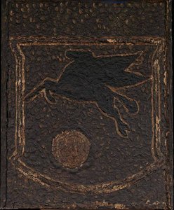 Untitled, Winged Horse Painting — Clarence Schmidt