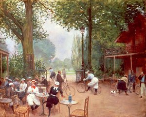 Le Chalet Du Cycle Au Bois De Boulogne — Jean Georges Béraud