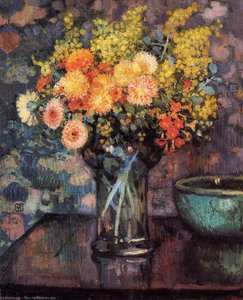 Vase Of Flowers — Theo Van Rysselberghe