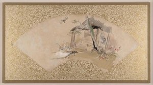 House With Woman And Baby — Shibata Zeshin
