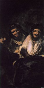 Dos Jóvenes Riendo De Un Hombre — Francisco José De Goya Y Lucientes, Goya Romanticism