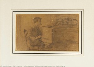 Ralph Vaughan Williams Having A Lesson With Hubert Parry — Clare Mackail