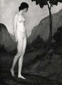 Nude, (painting) — Arthur B. Davies