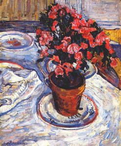 Paris. Azaleas In A Pot. — Pyotr Konchalovsky