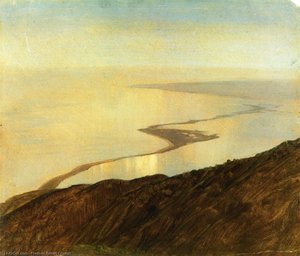 A Coast Line In Jamaica, West Indies — Frederic Edwin Church, Hudson River School
