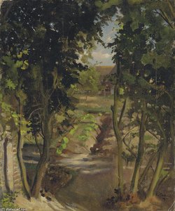 Landscape With Trees — Konstantin Andreevic Somov