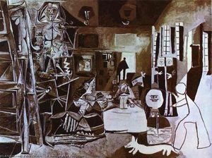 Las Meninas. After Velézquez — Pablo Picasso, Cubist Reconstruction