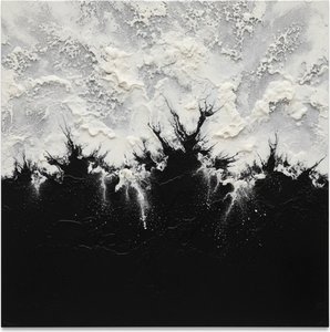 Eruption From The Abyss: A Study In Tonal Division And Emergent Form — Christian Noiret, Contemporary Abstract Painting