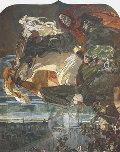 Flight Of Faust And Mephisto — Mikhail Vrubel