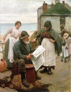 When The Boats Are Away — Walter Langley