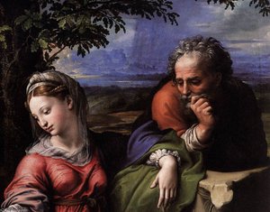 Die Heilige Familie Unter Der Eiche — Raffael