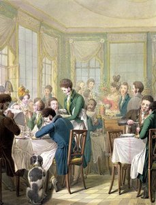 The Restaurant In The Palais Royal, — George Emmanuel Opitz