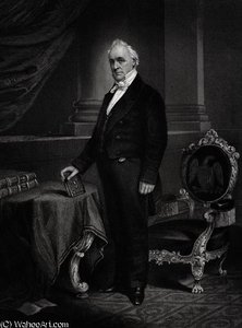 Portrait Of James Buchanan — Alonzo Chappel