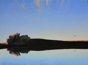 Hawk And Moon — Grahame Sydney