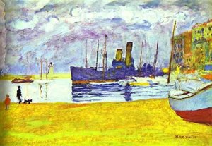 The Port Of Cannes — Pierre Bonnard, Post-impressionism