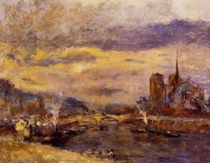 Paris the Seine and Notre Dame