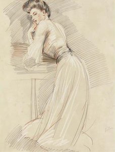 Mrs Fenwick — Paul César Helleu