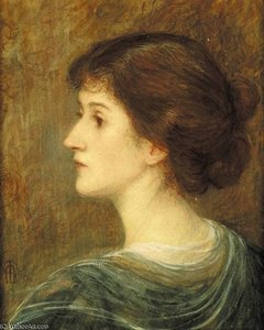 Portrait Of Mrs W. St Clair Baddeley — Marie Spartali Stillman