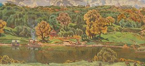 View Of Moscow From The Vorobyovy Hills — Konstantin Yuon