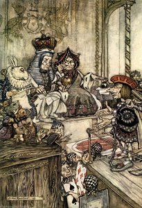 Alice In Wonderland. Who Stole The Tarts — Arthur Rackham