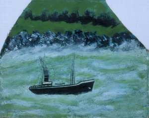 Boat On The Sea — Alfred Wallis