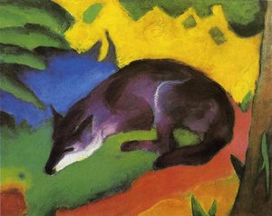 Blue Fox — Franz Marc, German Expressionism