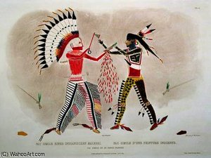 Facsimile Of An Indian Painting — Karl Bodmer