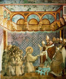 Legend Of St Francis - [07] - Confirmation Of The Rule — Giotto Di Bondone, Gothic Art