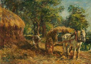 Farm Work — William Mark Fisher, Impressionism
