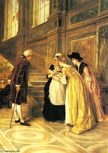 Admiring The Baby — George Goodwin Kilburne