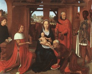 Die Verehrung Der Könige, Brügge — Hans Memling