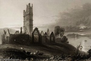 Moyne Abbey — William Henry Bartlett