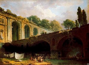 La Villa Madama Cerca De Roma — Hubert Robert