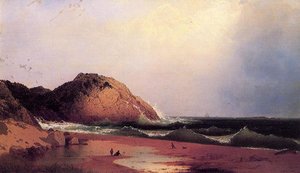 Eagle Rock, Manchester, Massachusetts 1 — John Frederick Kensett, Hudson River School