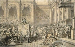 La Llegada Al Hôtel De Ville — Jacques-louis David